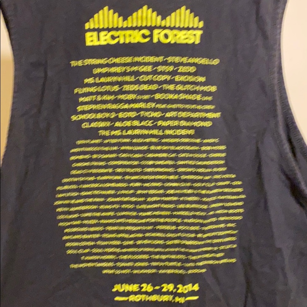 Electric Forest Tank top - Picture 2 of 2
